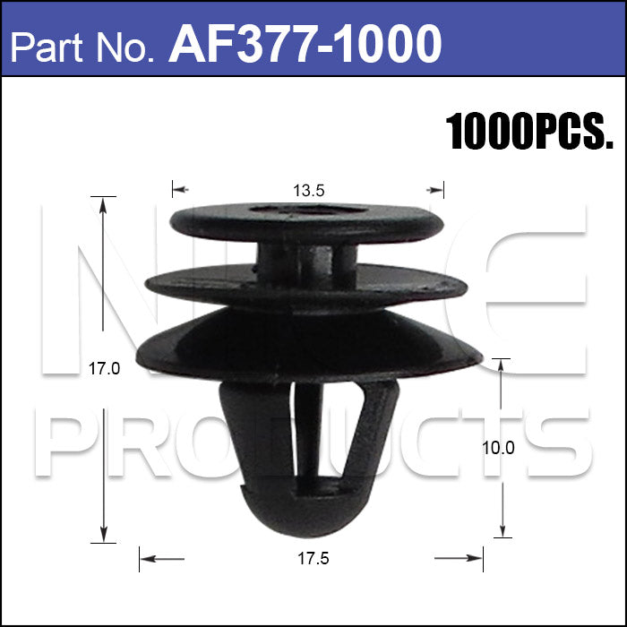 FASTENERS Pkt 1000 AF377-1000 - Nice Products | Universal Auto Spares