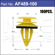 FASTENERS Pkt 100 AF489-100 - Nice Products | Universal Auto Spares