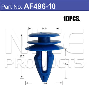 FASTENERS Pkt 10 AF496-10 - Nice Products | Universal Auto Spares