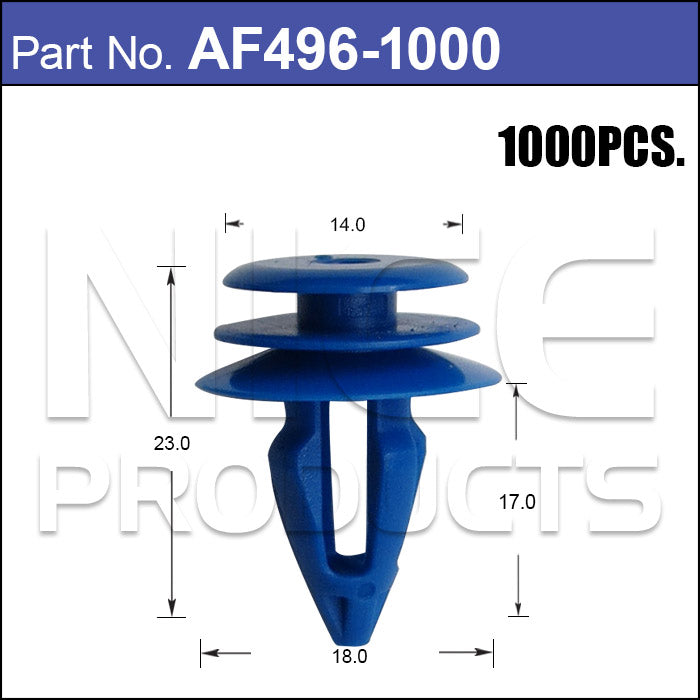 FASTENERS Pkt 1000 AF496-1000 - Nice Products | Universal Auto Spares