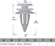 FASTENERS Pkt 1000 AF484-1000 - Nice Products | Universal Auto Spares