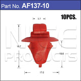 Plastic Trim Fasterner pk10 AF137-10 - Nice Products | Universal Auto Spares