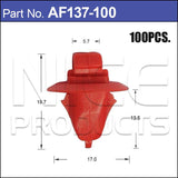 Trim Fasterners 100pk AF137-100 - Nice Products | Universal Auto Spares