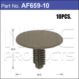 Fasteners Pkt 10 AF659-10 - Nice Products | Universal Auto Spares