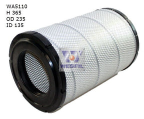 Air Filter HDA5881 Fits Isuzu WA5110 - Wesfil