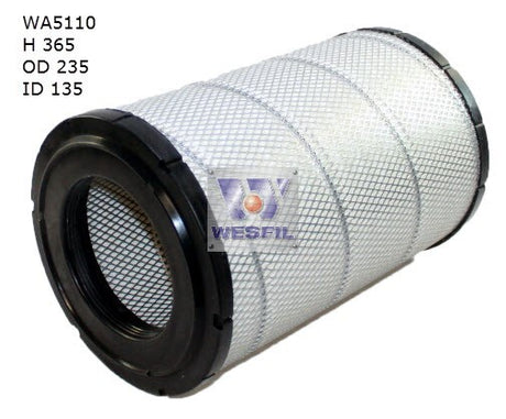 Air Filter HDA5881 Fits Isuzu WA5110 - Wesfil | Universal Auto Spares