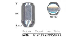 Wheel Nuts (Pk4) B345-4 - Nice Products | Universal Auto Spares