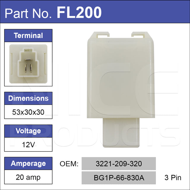 Flasher FL200 - Nice Products | Universal Auto Spares