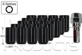 Black Allen Key Nuts Pk24+J6KEY J332B-24 - Nice Products | Universal Auto Spares