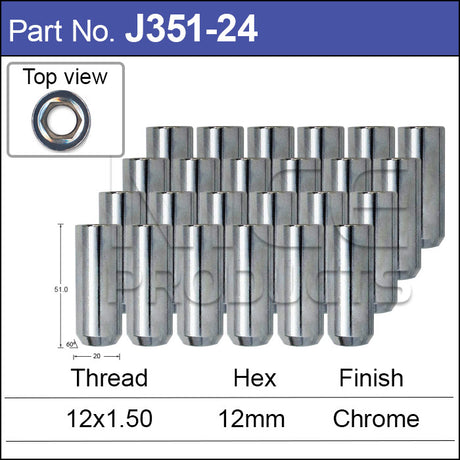 Allen Keys Nuts Pk24 + J6KEY J351-24 - Nice Products | Universal Auto Spares