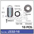 Lock Nuts 16+Key J332-16 - Nice Products | Universal Auto Spares