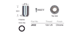 Chrome Nut Allen Key Tapered J432 - Nice Products | Universal Auto Spares
