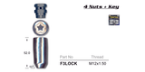 Lock Nuts F3LOCK - Nice Products | Universal Auto Spares