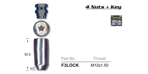 Lock Nuts F3LOCK - Nice Products | Universal Auto Spares