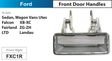 Door Handle FXC1R - Nice Products | Universal Auto Spares