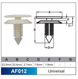 Fasteners Bag 100 AF012-100 - Nice Products | Universal Auto Spares