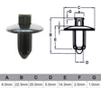 Fasteners Bag 100 AF031-100 - Nice Products | Universal Auto Spares