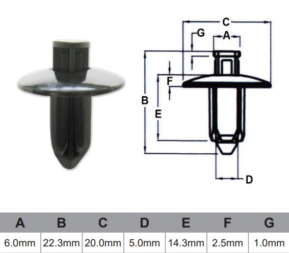 Fasteners Bag 100 AF031-100 - Nice Products | Universal Auto Spares