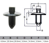 Fasteners Bag 100 AF031-100 - Nice Products | Universal Auto Spares