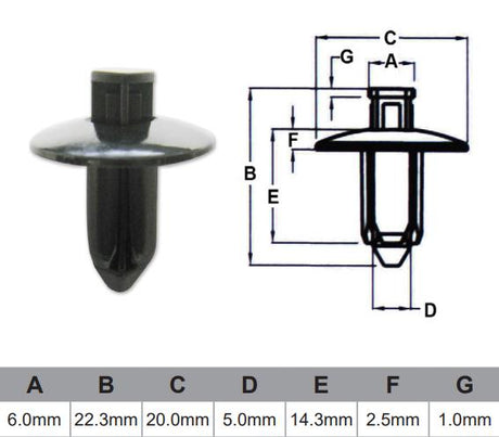 Fasteners Bag 100 AF031-100 - Nice Products | Universal Auto Spares