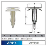 Fasteners Bag 1000 AF014-1000 - Nice Products | Universal Auto Spares