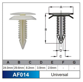 Fasteners Bag 1000 AF014-1000 - Nice Products | Universal Auto Spares