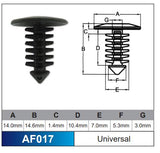 Fasteners Bag 100 AF017-100 - Nice Products | Universal Auto Spares