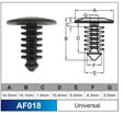 Fasteners Bag of 1,000 AF018-1000 - Nice Products | Universal Auto Spares
