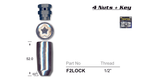 Lock Nuts F2LOCK - Nice Products | Universal Auto Spares