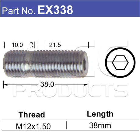Stud Extension EX338 - Nice Products | Universal Auto Spares