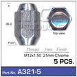 Chrome Nut A321-Pack of 5- Nice Products | Universal Auto Spares