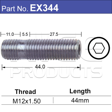 Stud Extension EX344 - Nice Products | Universal Auto Spares