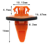 Trim Clips (pk 100) OEM 75395-35070 AF138-100 - Nice Products | Universal Auto Spares