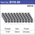 Chrome Nut B119-50 - Nice Products | Universal Auto Spares