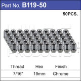 Chrome Nut B119-50 - Nice Products | Universal Auto Spares