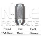 Wheel nuts pk100 B1744-100 - Nice Products | Universal Auto Spares