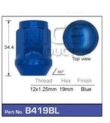 Blue Wheel Nuts pk50 B419BL-50 - Nice Products | Universal Auto Spares