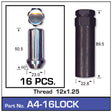 Lock Nuts A4-16LOCK -Pack Of 16  Nice Products | Universal Auto Spares