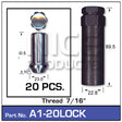 Lock Nuts 20pcs A1-20LOCK - Nice Products | Universal Auto Spares