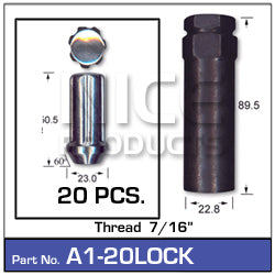 Lock Nuts 20pcs A1-20LOCK - Nice Products | Universal Auto Spares