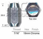 Chrome Nut 100 Pcs A119-100 - Nice Products | Universal Auto Spares