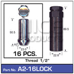 Lock Nuts A2-16LOCK - Nice Products | Universal Auto Spares