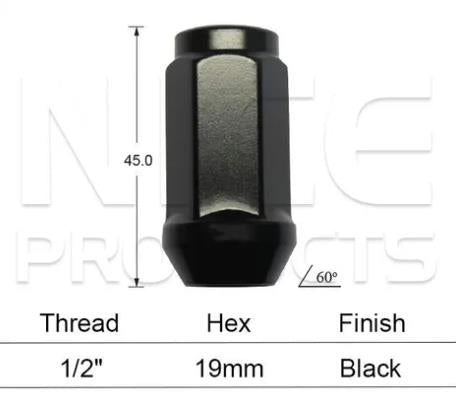 Wheel Nuts pk5 B244B-5 - Nice Products | Universal Auto Spares