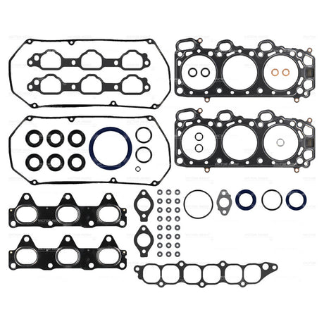 Full Gasket Set with 2x Gasket Mitsubishi 6A13 24v SOHC 27043250VR - Victor Reinz
