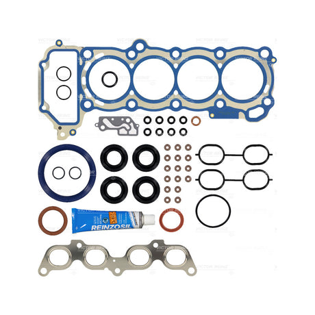 Full Gasket Set Nissan CR14DE RTV Sealant for Sump and Rocker Cover included 27064185VR - Victor Reinz