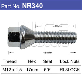 One Piece Stud NR340 - Nice Products | Universal Auto Spares