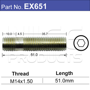 Stud Extension EX651 - Nice Products | Universal Auto Spares