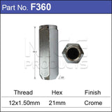 Chrome Nut F360 - Nice Products | Universal Auto Spares