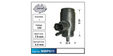 Washer Pump NWP811 - Nice Products | Universal Auto Spares
