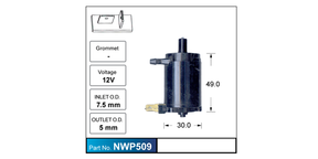 Washer Pump NWP509 - Nice Products | Universal Auto Spares